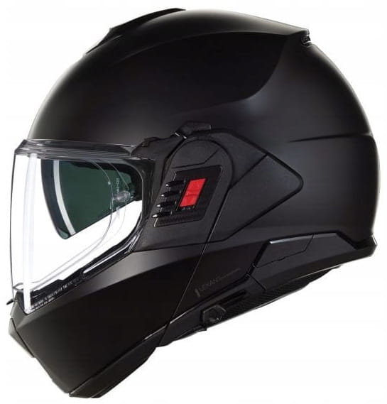 NOLAN N120-1 N-COM CLASSICO BLACK MATT KASK MOTOCYKLOWY SZCZĘKOWY (M)