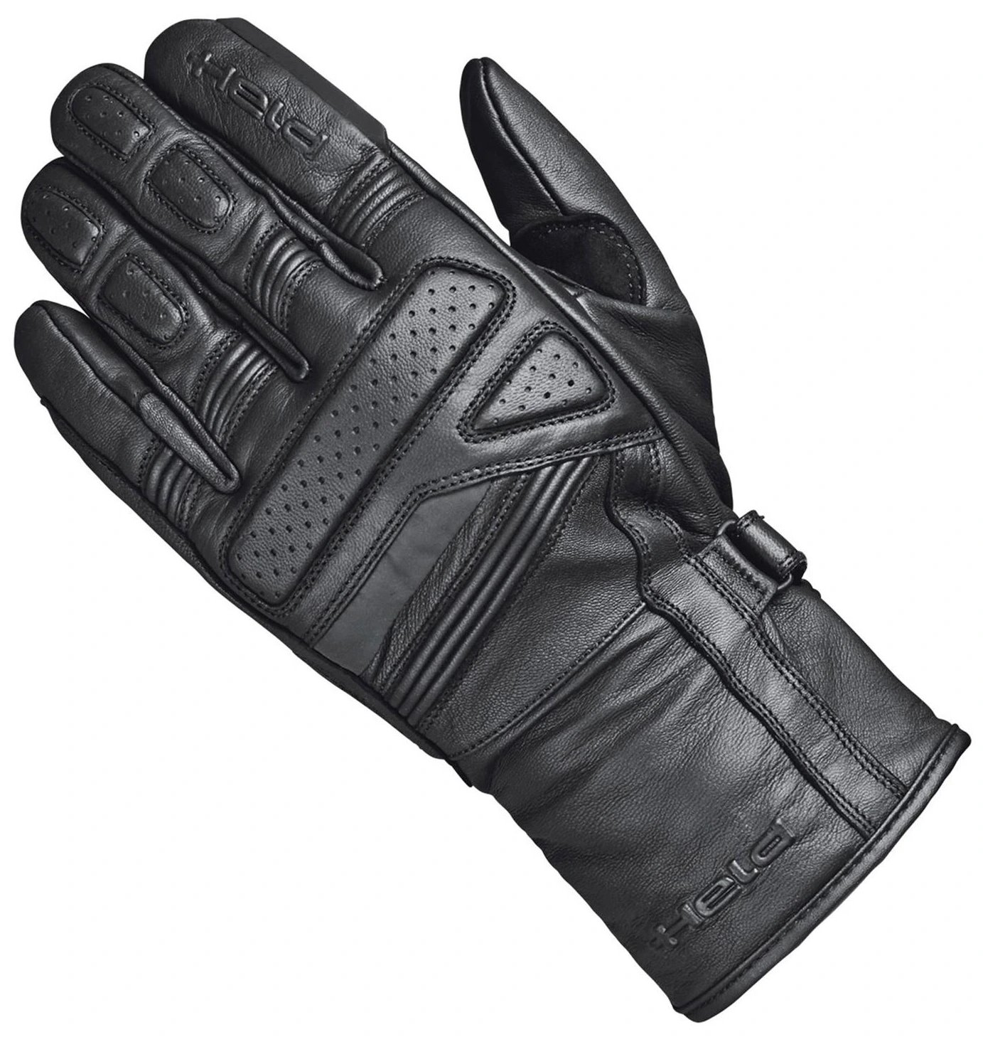 HELD SPARROW II BLACK RĘKAWICE MOTOCYKLOWE SKÓRZANE (10)