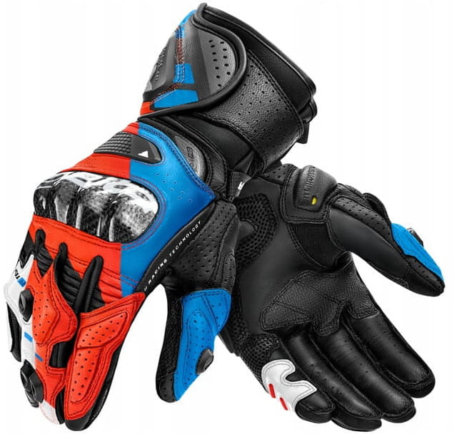 SHIMA RS-3 MEN BLUE RĘKAWICE MOTOCYKLOWE SPORTOWE MĘSKIE (3XL)