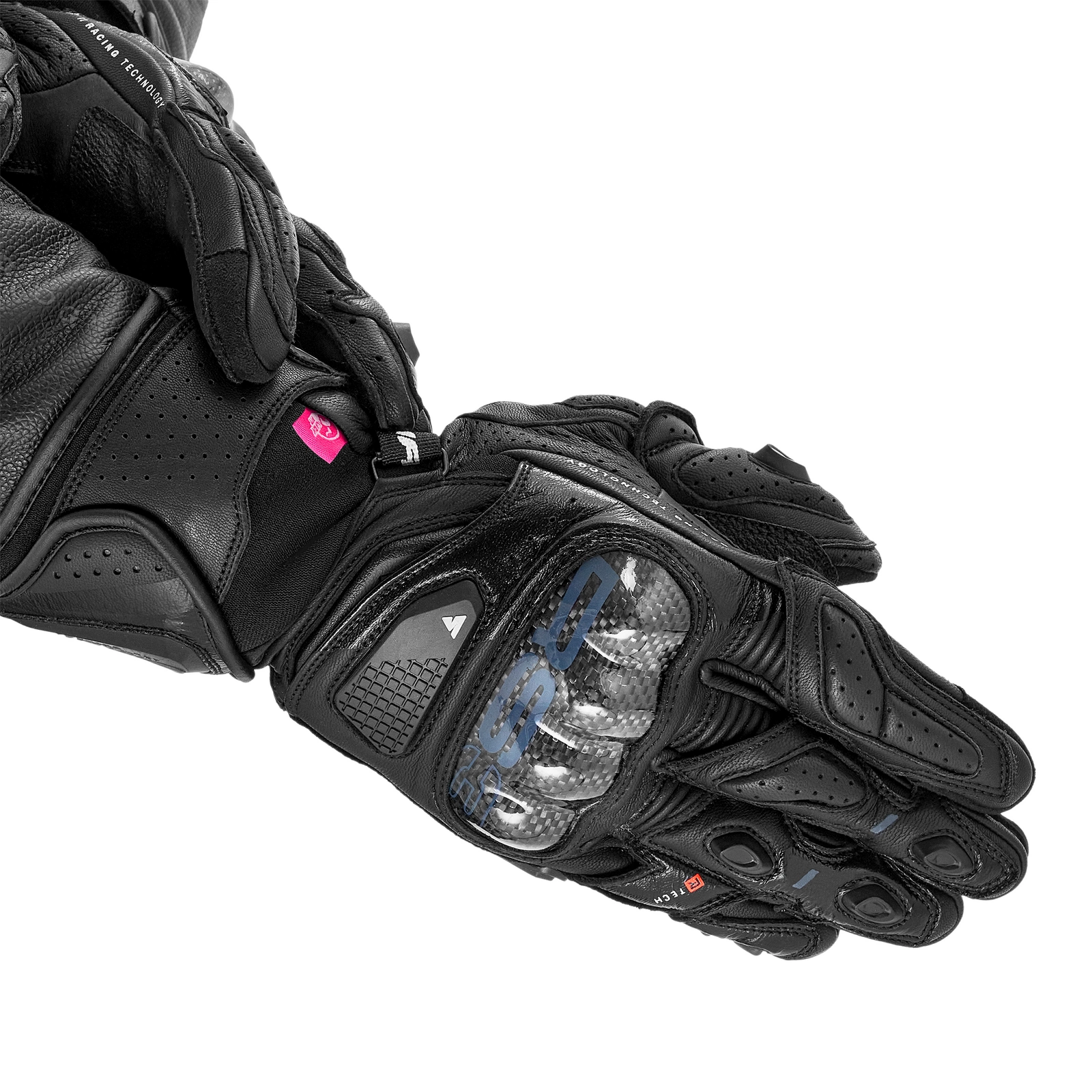 SHIMA RS-3 LADY BLACK RĘKAWICE MOTOCYKLOWE SPORTOWE DAMSKIE (L)