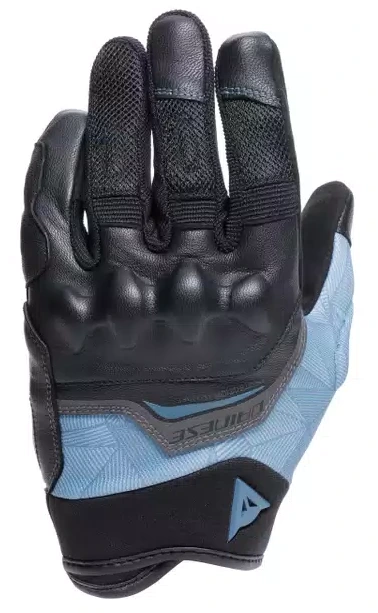 DAINESE ERMEX LADY BLACK BLUE RĘKAWICE MOTOCYKLOWE KRÓTKIE DAMSKIE (L)