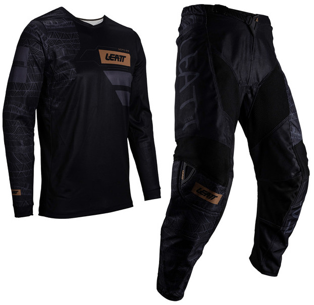 LEATT RID KIT 3.5 BLACK ZESTAW OFFROADOWY BLUZA I SPODNIE (M)