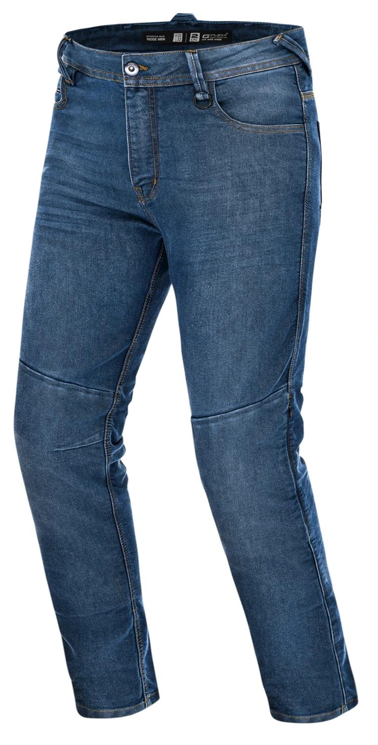 SHIMA RIDGE MEN BLUE JEANSY SPODNIE MOTOCYKLOWE MĘSKIE (32, 34)