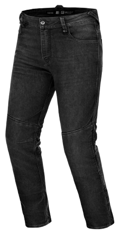 SHIMA RIDGE MEN BLACK JEANSY SPODNIE MOTOCYKLOWE MĘSKIE (32, 32)