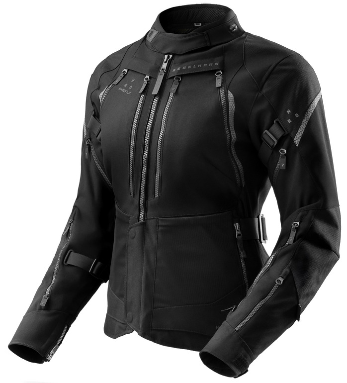 REBELHORN HARDY 3.0 LADY BLACK KURTKA MOTOCYKLOWA TEKSTYLNA (5XL)