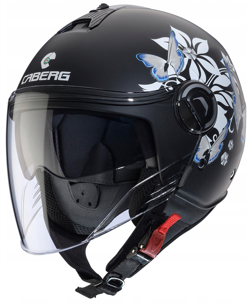 CABERG RIVERA V4X MIA BLACK MATT KASK MOTOCYKLOWY OTWARTY JET (M)