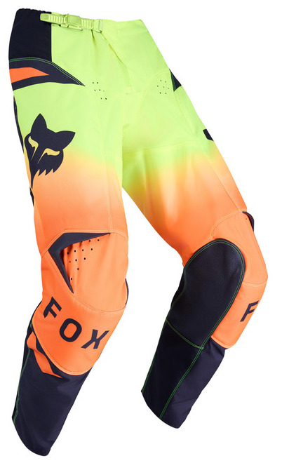 FOX 180 SHIELD FLUO YELLOW SPODNIE MOTOCYKLOWE OFFROAD ENDURO (32)