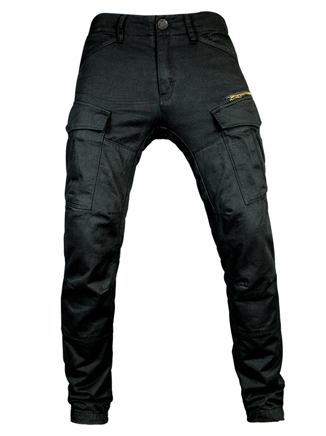JOHN DOE STROKER BLACK JEANSY SPODNIE MOTOCYKLOWE (28, 32)