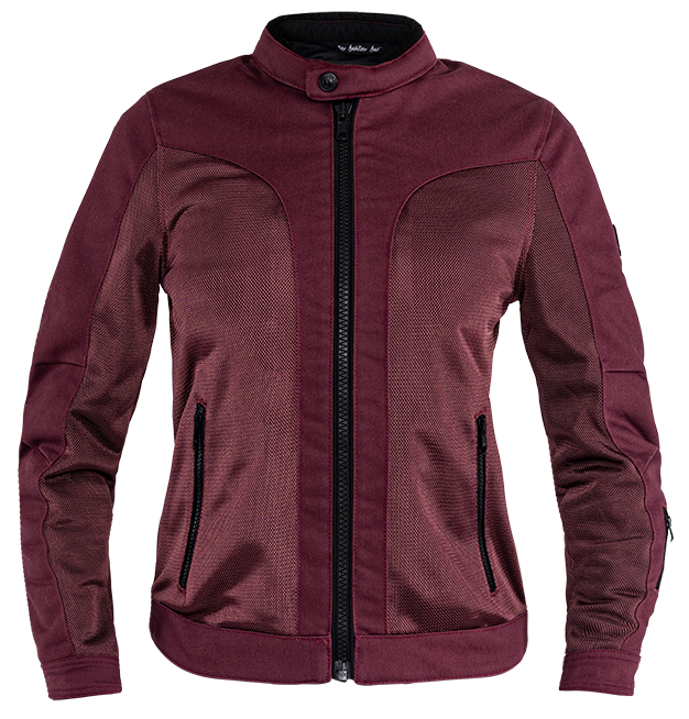 JOHN DOE AERO MESH LADY BORDEAUX KURTKA MOTOCYKLOWA TEKSTYLNA (L)
