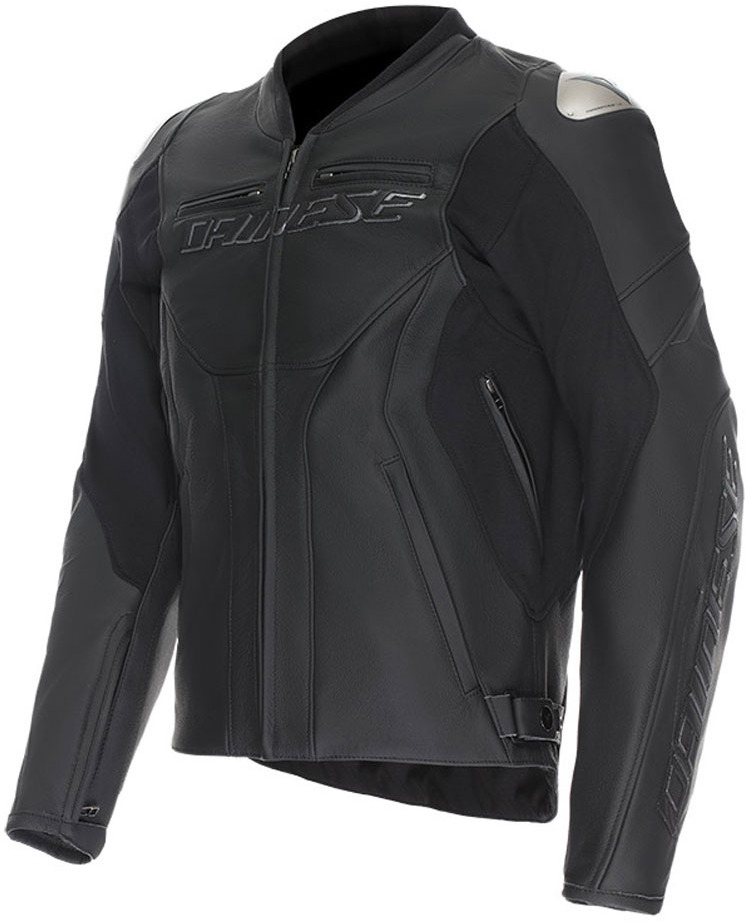 DAINESE RACING 5 PERFO BLACK KURTKA MOTOCYKLOWA SKÓRZANA (46)