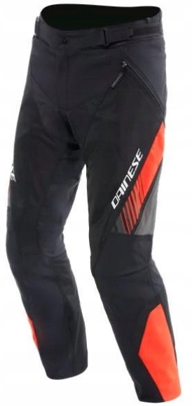 DAINESE DRAKE 2 AIR ABSOLUTE BLACK RED SPODNIE MOTOCYKLOWE (46)