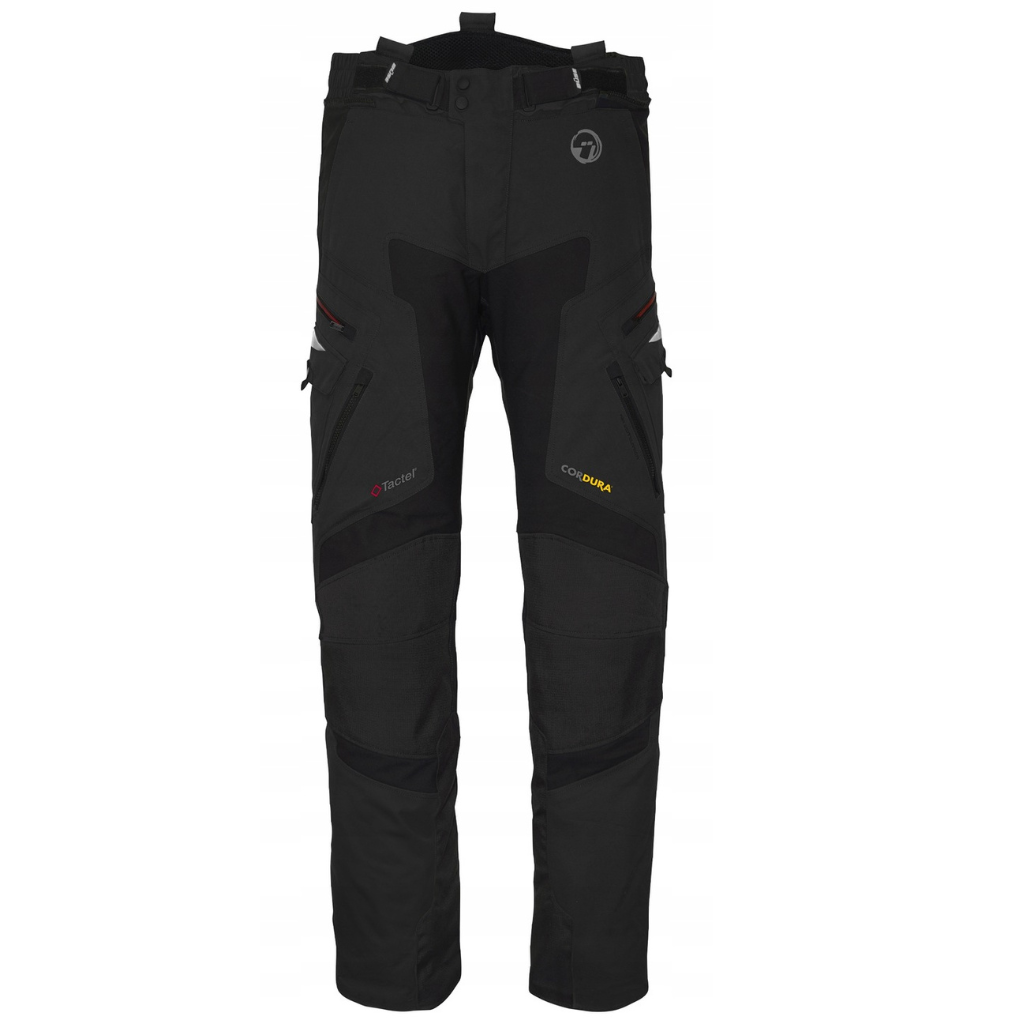 BUSE GRAVEL XR CZARNE SPODNIE MOTOCYKLOWE TEKSTYLNE (48)
