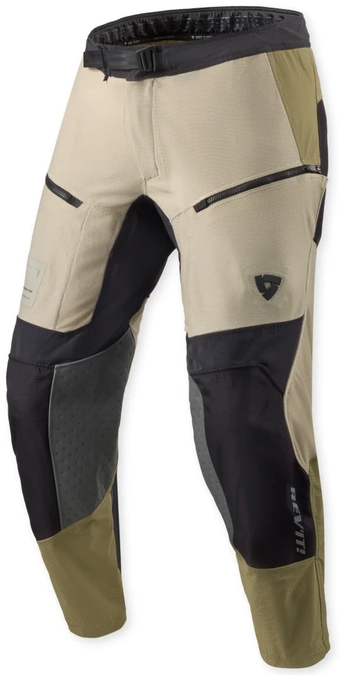 REV'IT TERRITORY 2 SAND BLACK SPODNIE MOTOCYKLOWE TEKSTYLNE (L)