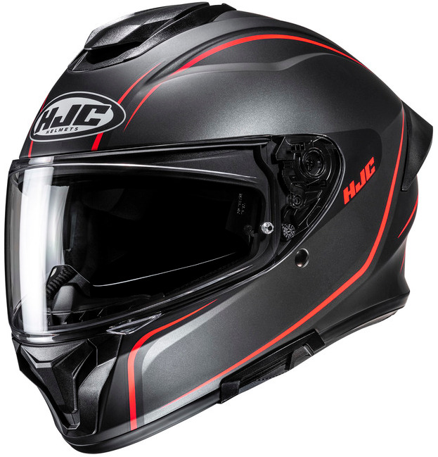 HJC C71 QUEZ BLACK RED KASK MOTOCYKLOWY INTEGRALNY (L)