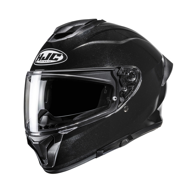 HJC C71 SOLID METAL BLACK KASK MOTOCYKLOWY INTEGRALNY (M)