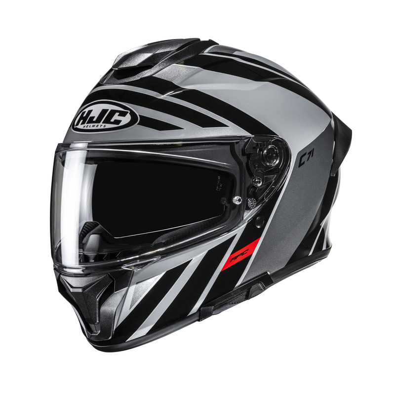 HJC C71 FABER BLACK RED KASK MOTOCYKLOWY INTEGRALNY (L)
