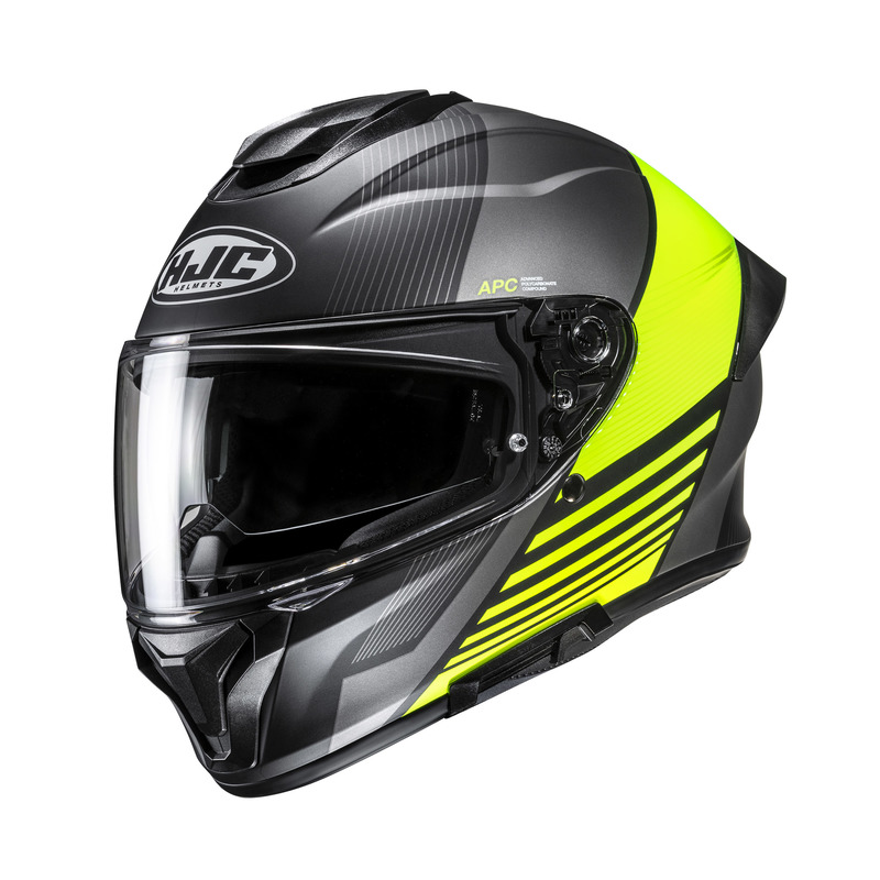 HJC C71 MORIX BLACK YELLOW KASK MOTOCYKLOWY INTEGRALNY (L)