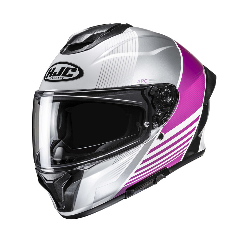 HJC C71 MORIX WHITE PINK KASK MOTOCYKLOWY INTEGRALNY (L)