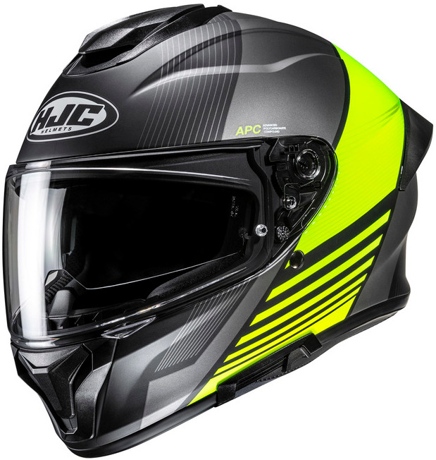 HJC C71 MORIX BLACK YELLOW KASK MOTOCYKLOWY INTEGRALNY (XS)