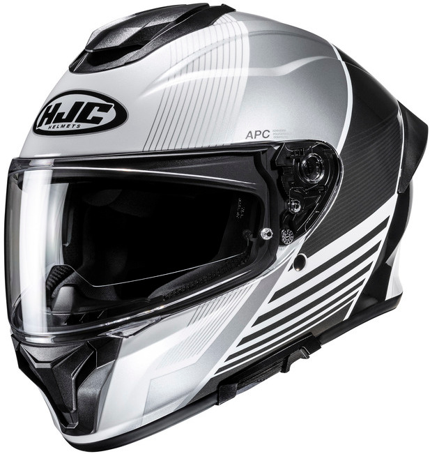 HJC C71 MORIX WHITE BLACK KASK MOTOCYKLOWY INTEGRALNY (XS)