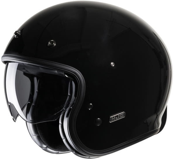 HJC V31 BLACK KASK MOTOCYKLOWY OTWARTY JET (L)