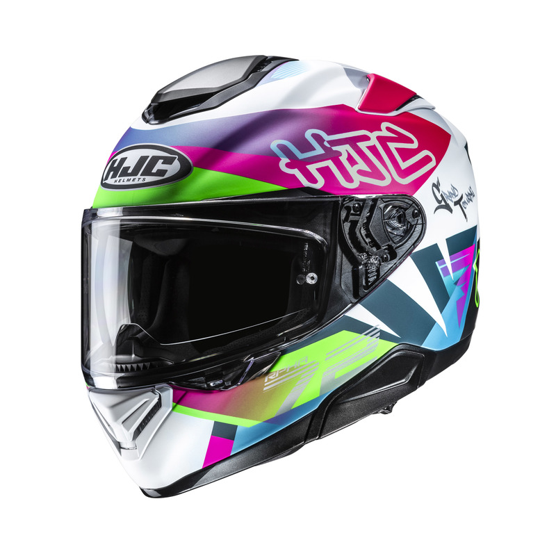 HJC RPHA72 GOLDY WHITE GREEN KASK MOTOCYKLOWY INTEGRALNY (L)