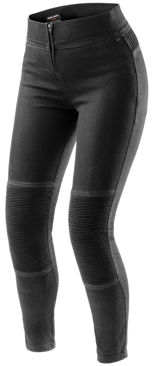 REBELHORN CHICA LADY BLACK LEGGINSY SPODNIE MOTOCYKLOWE (24, 30)