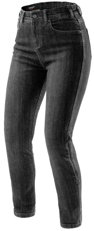 REBELHORN JEANSY CLASSIC MONO BLACK LADY SPODNIE MOTOCYKLOWE (24, 28)