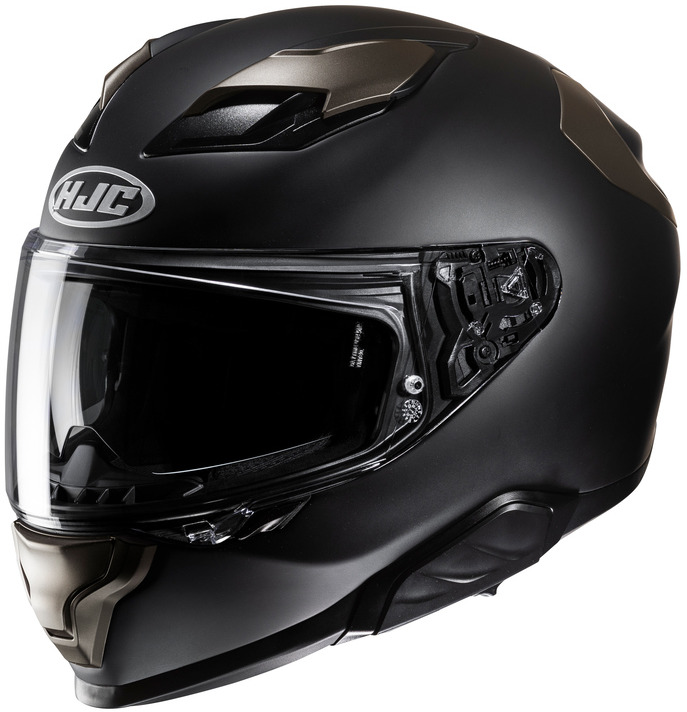 HJC F71 SOLID SEMI FLAT BLACK TITANIUM KASK MOTOCYKLOWY INTEGRALNY (L)