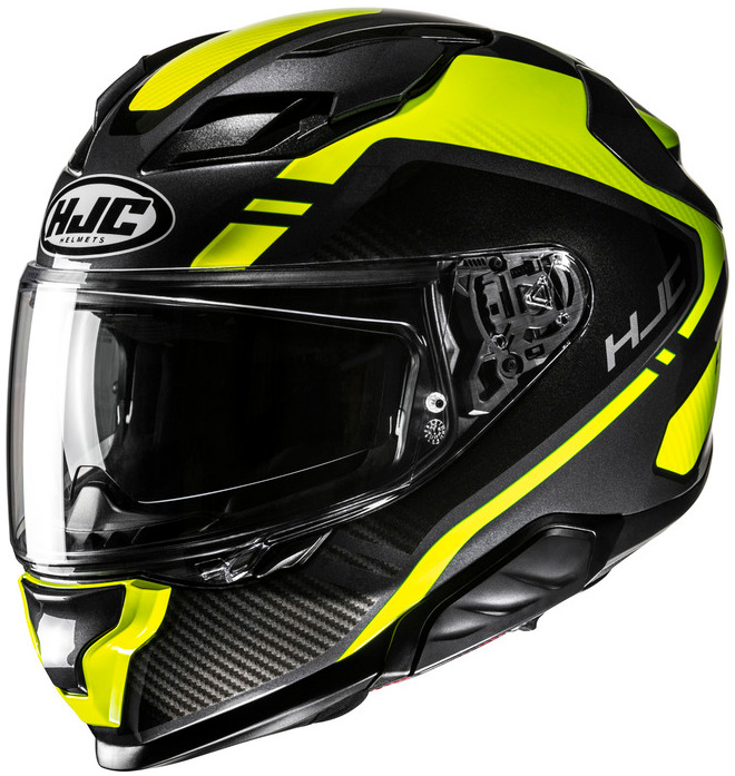 HJC F71 TOZZ BLACK YELLOW KASK MOTOCYKLOWY INTEGRALNY (L)