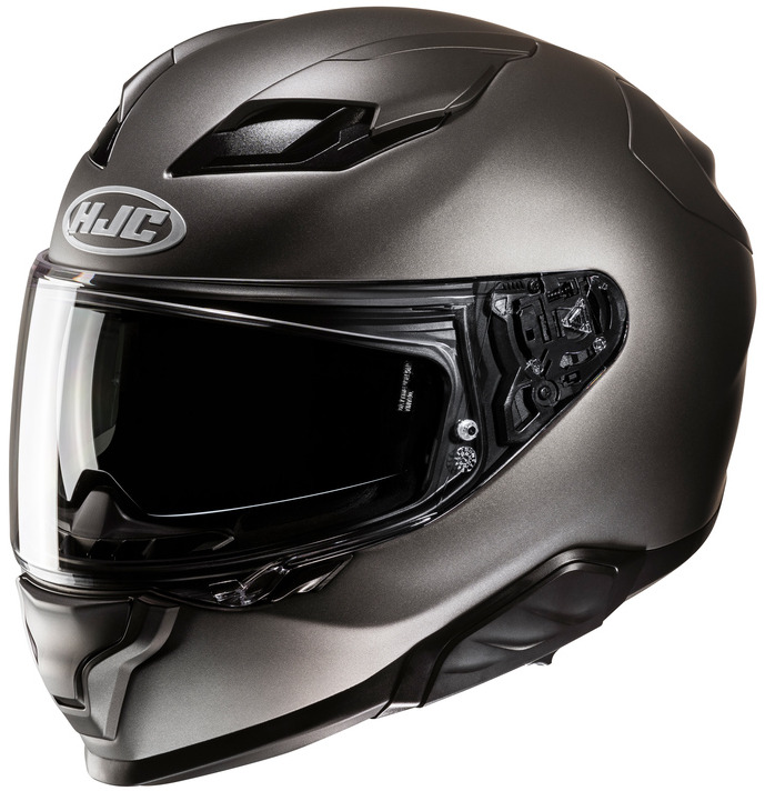 HJC F71 SOLID SEMI FLAT TITANIUM KASK MOTOCYKLOWY INTEGRALNY (XL)
