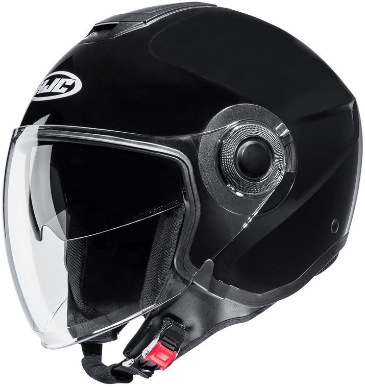 HJC I40N SOLID METAL BLACK KASK MOTOCYKLOWY OTWARTY (L)