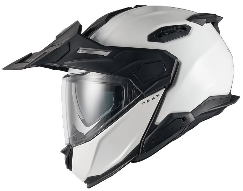 NEXX X.LIFECOUNTRY WHITE KASK MOTOCYKLOWY SZCZĘKOWY (L)