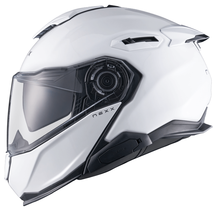 NEXX X.LIFETOUR WHITE KASK MOTOCYKLOWY SZCZĘKOWY (L)