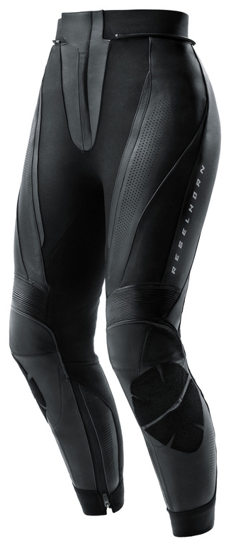 REBELHORN DIVA BLACK SPODNIE MOTOCYKLOWE SKÓRZANE DAMSKIE (32 LONG)