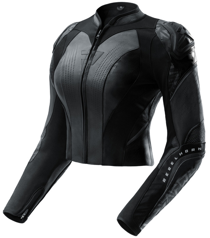 REBELHORN DIVA RS BLACK KURTKA MOTOCYKLOWA SKÓRZANA DAMSKA (46)