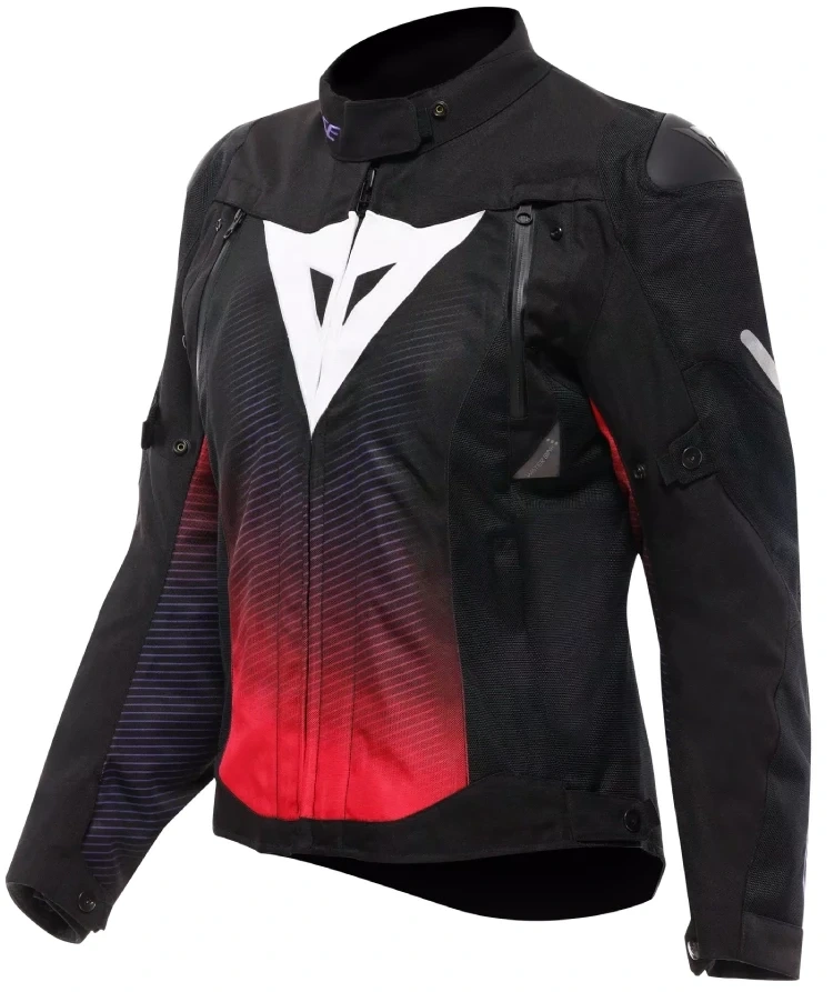 DAINESE SUPER SPRINT D-DRY LADY BLACK FUCHSIA WHITE KURTKA MOTOCYKLOWA (38)