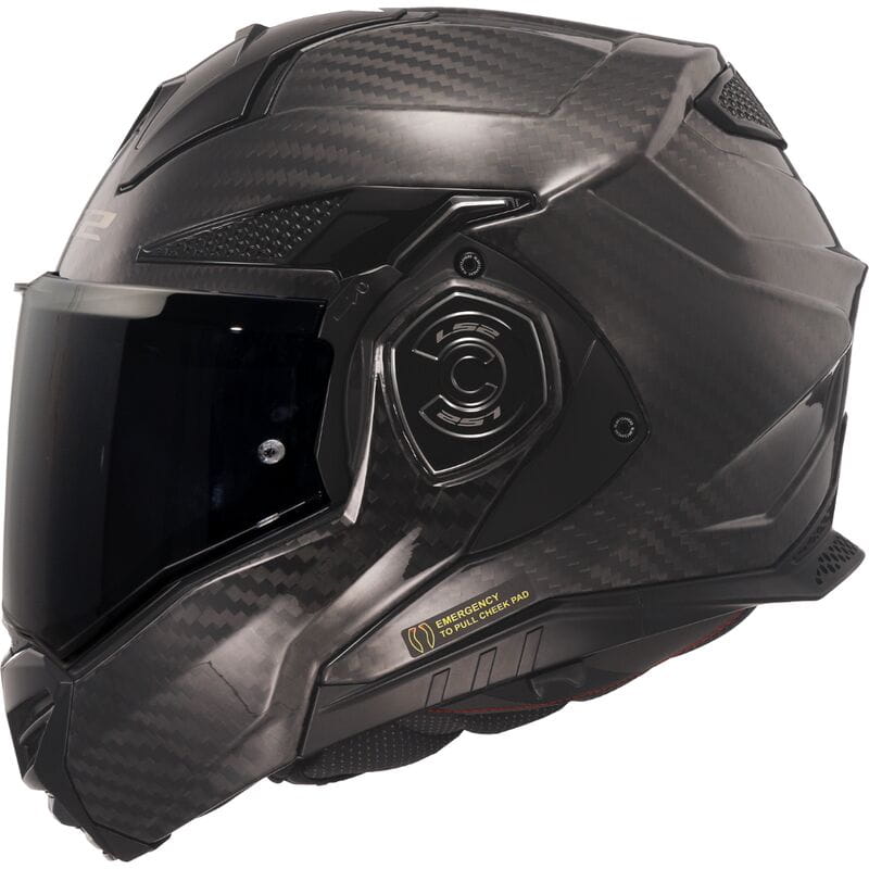 LS2 FF901 ADVANT X CARBON SOLID KASK MOTOCYKLOWY SZCZĘKOWY (M)