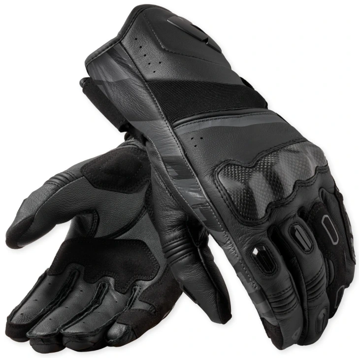 REV'IT RSR5 BLACK RĘKAWICE MOTOCYKLOWE SPORTOWE (XS)