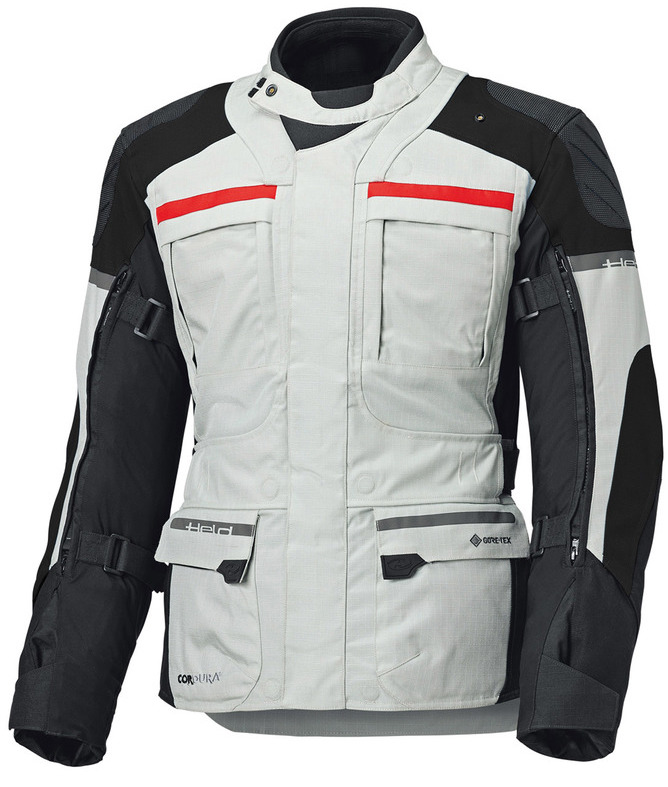 HELD CARESE 3 GTX GREY BLACK KURTKA MOTOCYKLOWA TEKSTYLNA (L)