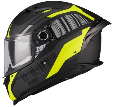 MT BRAKER SV COCKPIT B13 BLACK FLUO KASK MOTOCYKLOWY INTEGRALNY (L)
