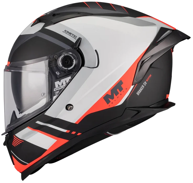 MT BRAKER SV INCEPTION B5 BLACK RED KASK MOTOCYKLOWY INTEGRALNY (L)