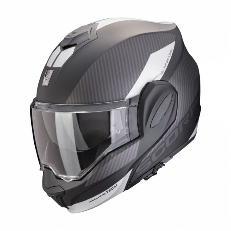 Kask SCORPION EXO-TECH EVO TEAM Black/Silve (S)