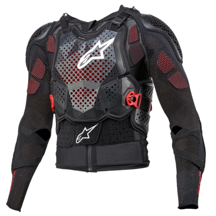 ALPINESTARS BIONIC TECH V3 BLACK WHITE RED KURTKA ZBROJA MOTOCYKLOWA (L)