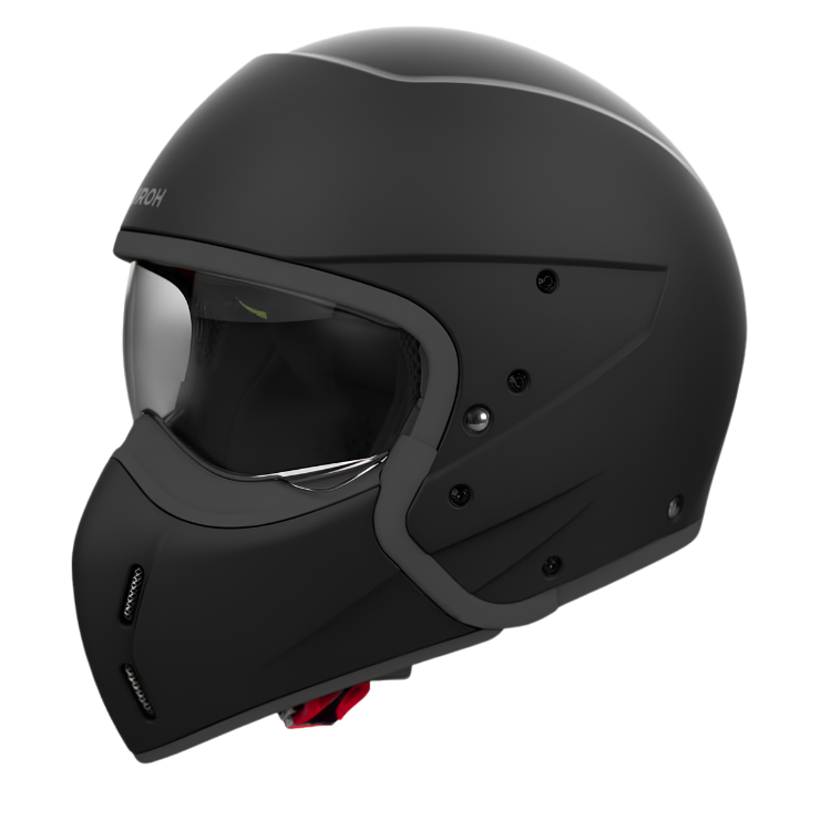 AIROH J110 COLOR KASK MOTOCYKLOWY SZCZĘKOWY CZARNY MAT (L)