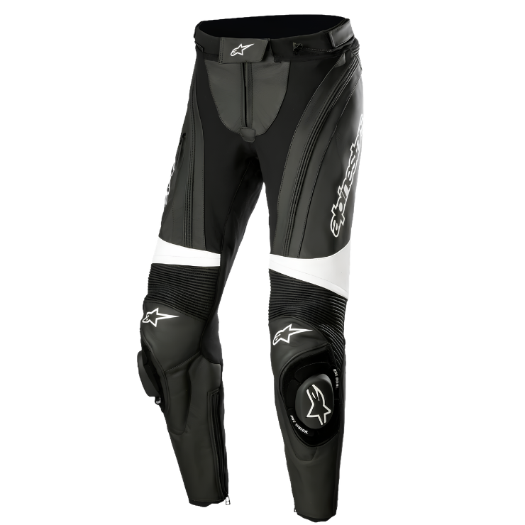 ALPINESTARS STELLA MISSILE V3 BLACK WHITE SPODNIE MOTOCYKLOWE DAMSKIE (42)