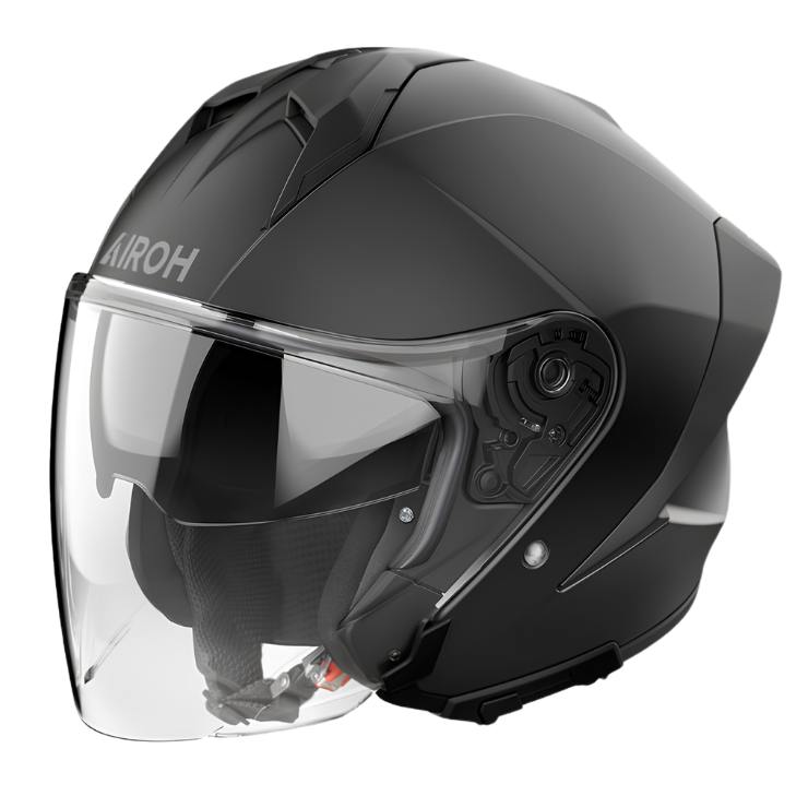 AIROH H21 MATT BLACK KASK MOTOCYKLOWY OTWARTY (3XL)